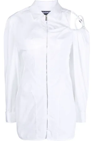 Jacquemus Galliga asymmetric shirt dress