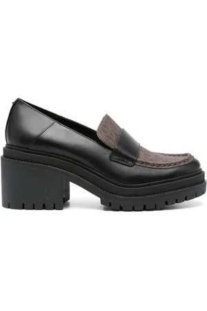 Michael Kors Rocco 75mm monogram-print loafer