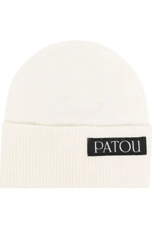 Patou Logo-patch knitted beanie