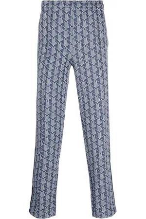 Lacoste Jacquard monogram-pattern track pants