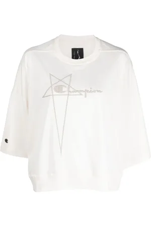 Rick Owens Tommy logo-embroidered cotton T-shirt