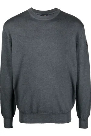 Paul & Shark Logo-patch fine-knit jumper