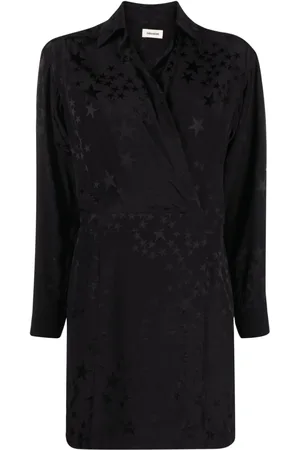 Zadig & Voltaire Star silk-jacquard minidress