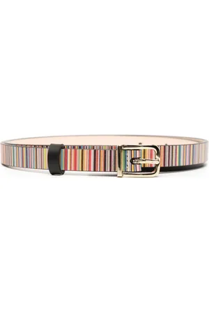 Paul Smith Striped leather belt