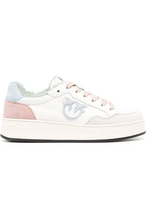 Pinko Love Birds-embossed sneakers