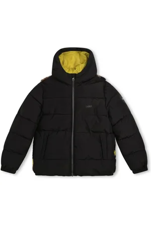 HUGO BOSS Camouflage-pattern padded jacket