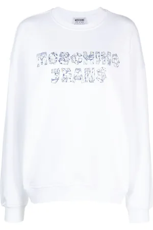 Moschino Logo-print cotton sweatshirt