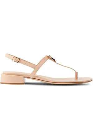 Burberry Rose 100mm Shearling Velvet Sandals