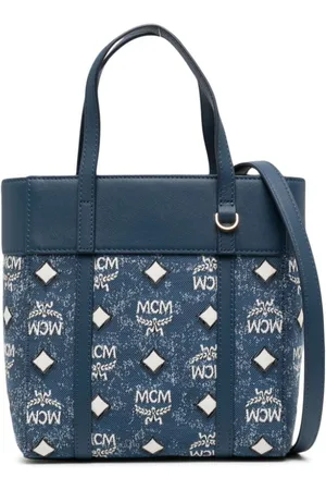 MCM 'aren' Mini Handbag in Blue