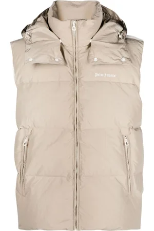 Palm Angels Logo-print padded gilet
