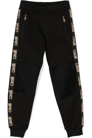 Roberto Cavalli Logo-stripe track pants