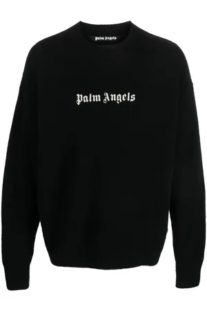Palm Angels Logo-embroidered jumper