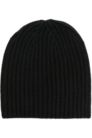 LISKA Ribbed-knit cashmere beanie