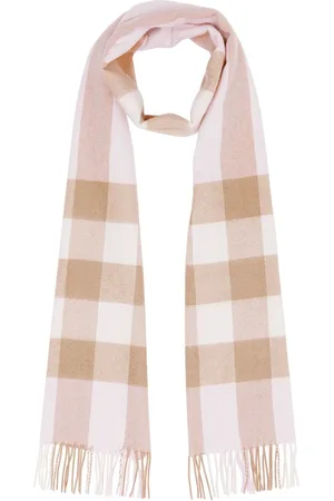 Burberry Check pattern cashmere scarf