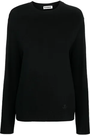 Jil Sander Logo-embroidered wool sweatshirt