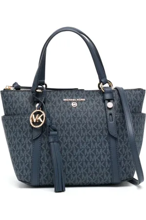 Buy Michael Kors Voyager Leather Tote Bag | Black Color Women | AJIO LUXE