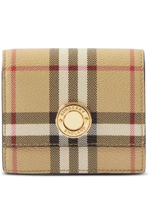 Burberry Check folding wallet