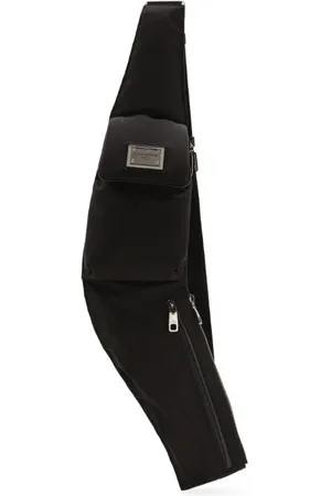 Dolce & Gabbana Logo-plaque zipped belt bag
