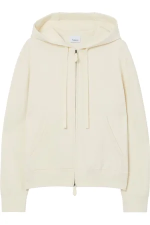 Burberry TB Monogram Fleece Zipped Hoodie - Farfetch