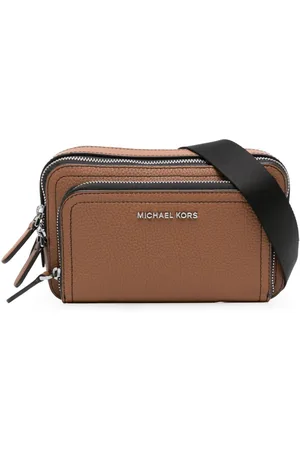 Michael Kors Monogram Jet Set 12MKE0108 Brown Coated Canvas Tote Leather  ref.290159 - Joli Closet