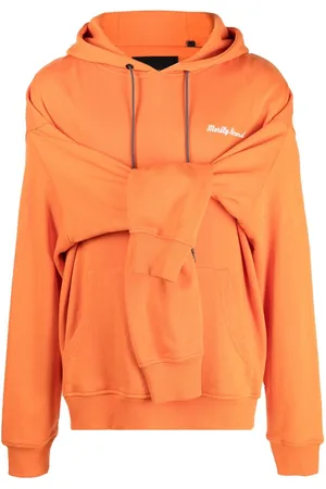 MOSTLY HEARD RARELY SEEN Double-sleeve layered cotton hoodie