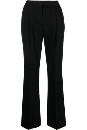 Karl Lagerfeld Pleated-edge tailored trousers
