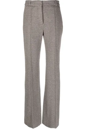 The Mannei Pressed-crease straight-leg trousers