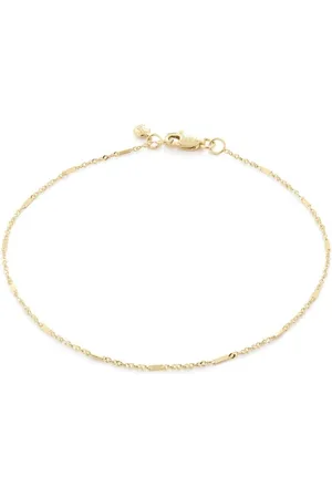 Monica Vinader 14kt yellow Shimmer Chain bracelet