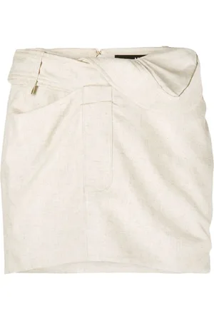 Jacquemus Bahia twist-detail miniskirt