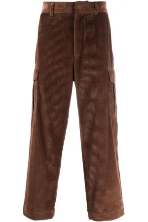 Kenzo Cotton corduroy cropped trousers