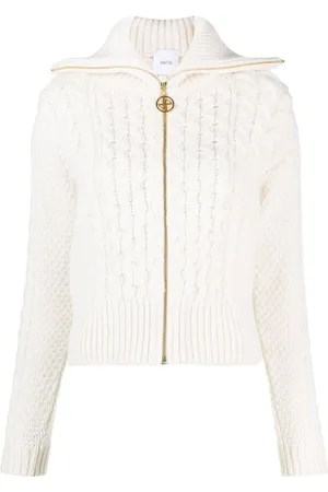 Patou Zip-fastening knitted jumper
