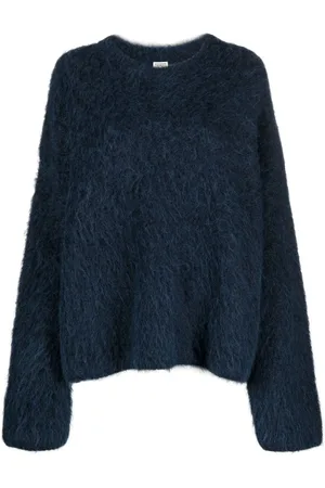 Totême Boxy crew-neck jumper