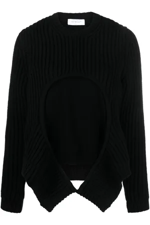 OFF-WHITE Layered ribbed-knit jumper