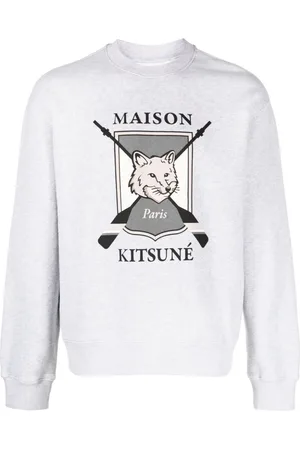 Maison Kitsuné Logo-print cotton sweatshirt