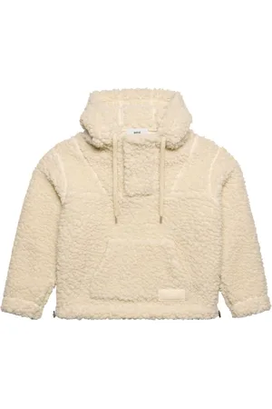 Parajumpers Thick Logo-patch Panelled Hooded Jacket in Natural for