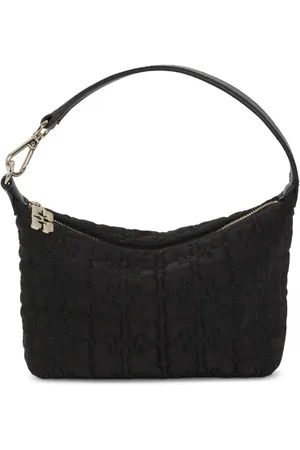 Ganni Small Butterfly quilted bag