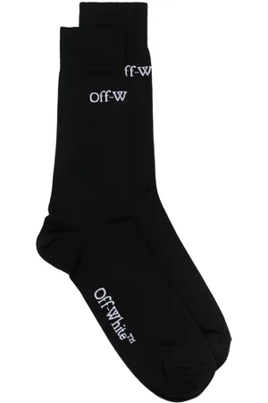 OFF-WHITE Logo-jacquard cotton socks