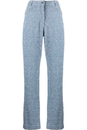 REMAIN Boucl?? straight-leg trousers