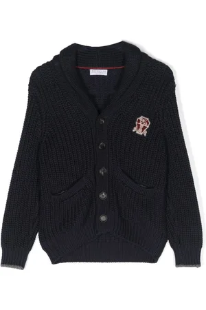 Brunello Cucinelli Cashmere pattern-intarsia Cardigan - Farfetch