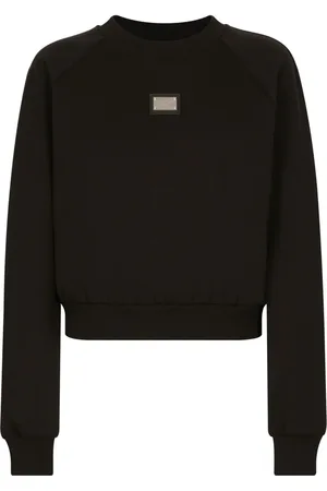 Dolce & Gabbana Logo-plaque crew-neck sweatshirt