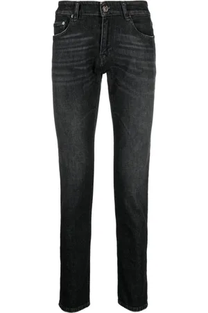 PT Torino Logo-patch skinny-cut jeans