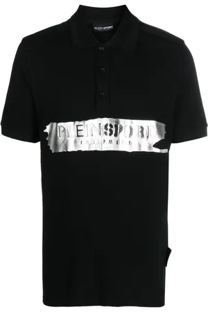 Philipp Plein SS Silver Brush cotton polo shirt