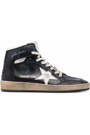 Golden Goose Logo-print high-top suede sneakers