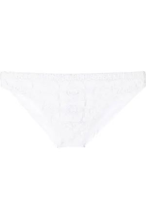 AMIR SLAMA Crochet-knit swimming trunks