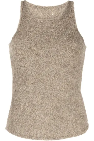 Low Classic Sleeveless fleece knitted top