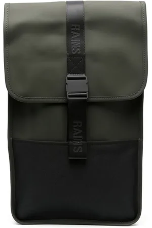 Rains Trails logo-debossed backpack