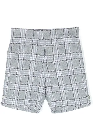 Thom Browne Tartan Tweed Jockstrap Mini Shorts - Farfetch