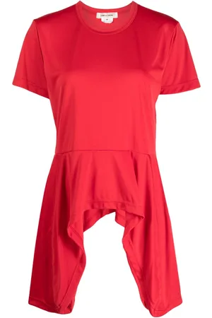 Comme des Garçons High-low hem panelled T-shirt