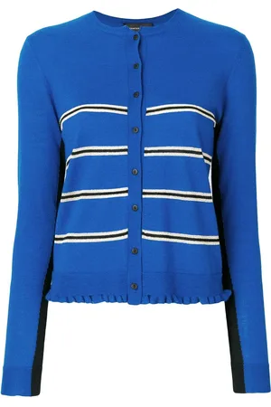 Cashmere In Love Capucine cropped striped cardigan