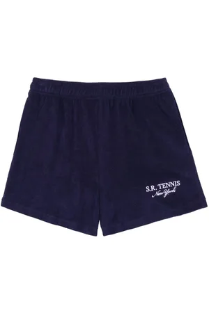 Sporty & Rich Tennis Terry cotton shorts